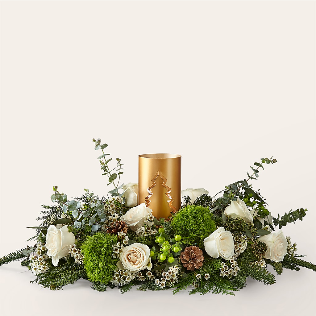 Chestnuts Roasting Centerpiece – A Flower Matters, Dallas TX
