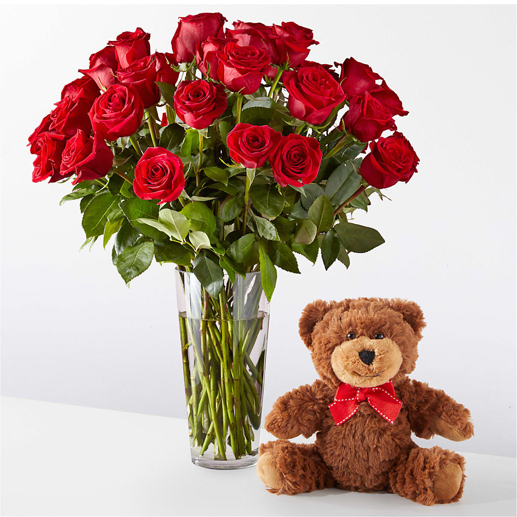 Romantic Long Stem Red Rose Bouquet Bundles – A Flower Matters, Dallas TX