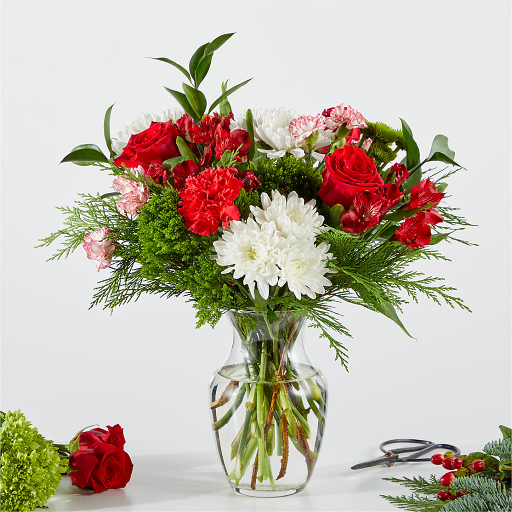 Merry Moment Bouquet – A Florist Original – A Flower Matters, Dallas TX