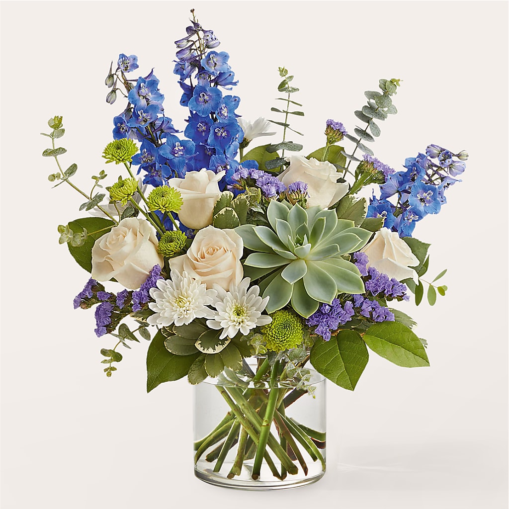 Cerulean Waves Bouquet – A Flower Matters, Dallas TX