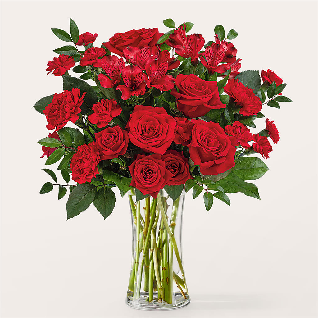 Brilliant Ruby Bouquet – A Flower Matters, Dallas TX