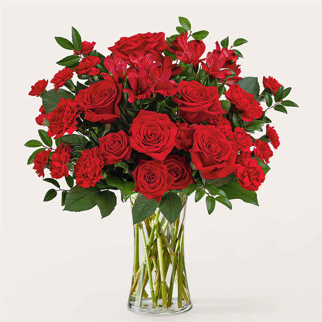 Brilliant Ruby Bouquet – A Flower Matters, Dallas TX