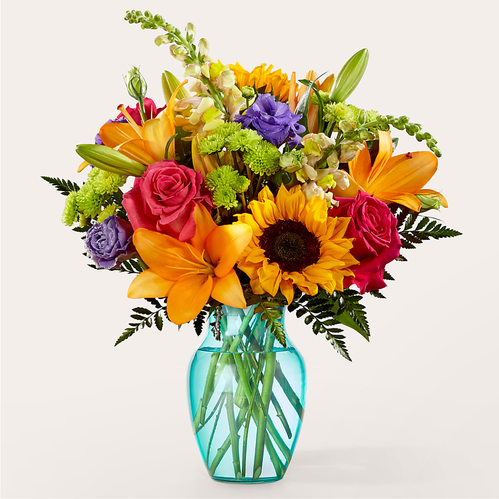 Double Rainbow Bouquet – A Flower Matters, Dallas TX