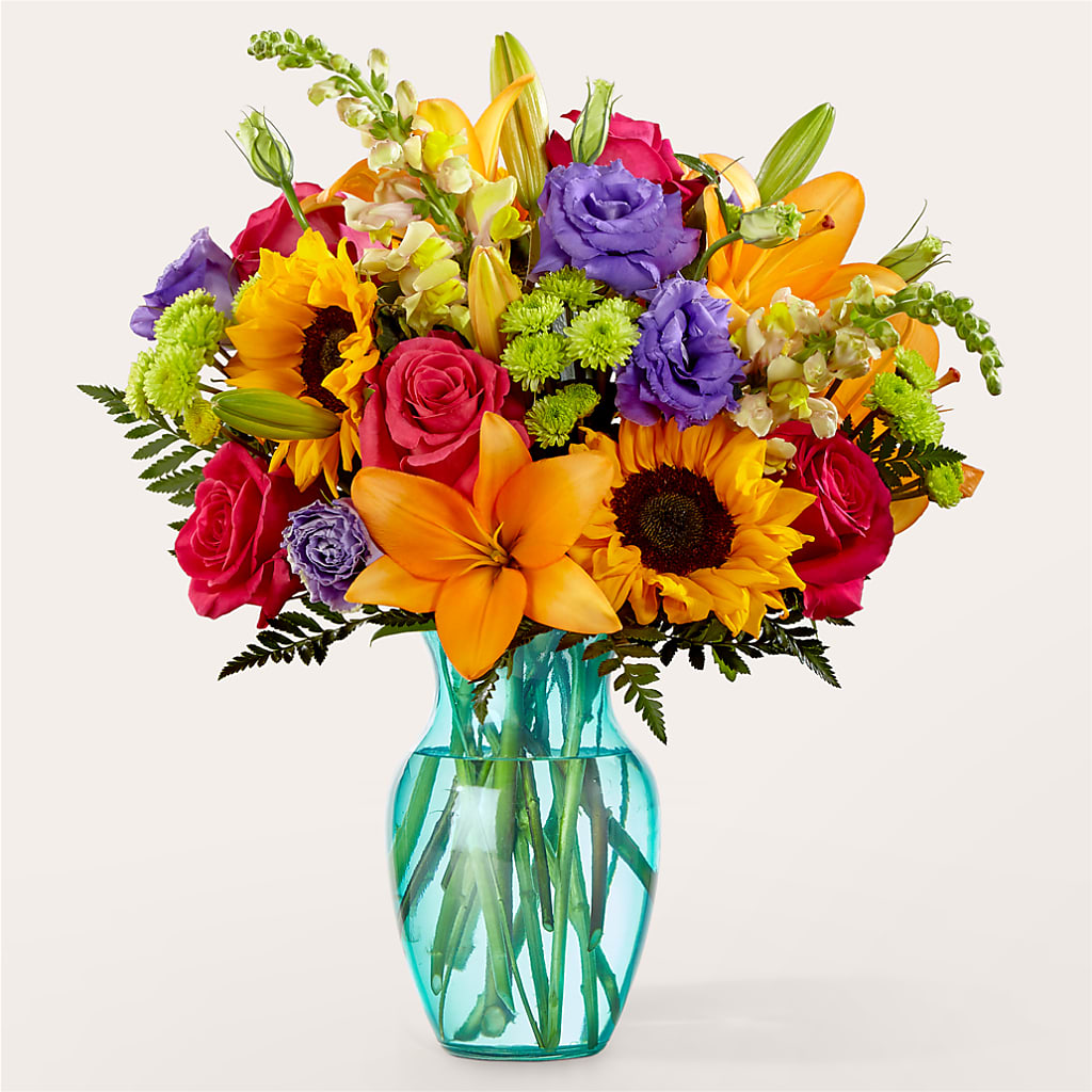 Double Rainbow Bouquet – A Flower Matters, Dallas TX
