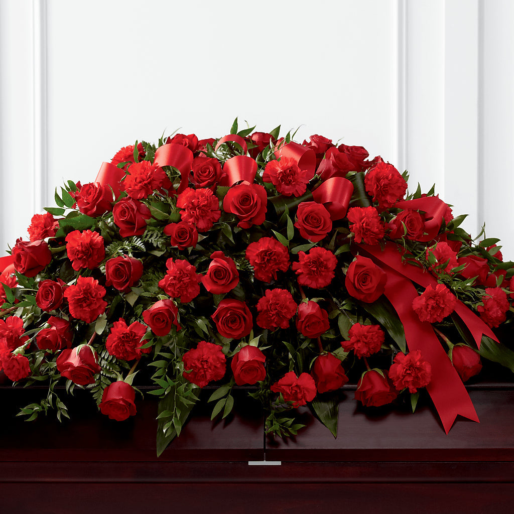 Tribute of Life Casket Spray – A Flower Matters, Dallas TX