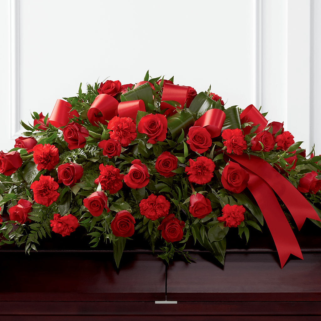 Tribute of Life Casket Spray – A Flower Matters, Dallas TX