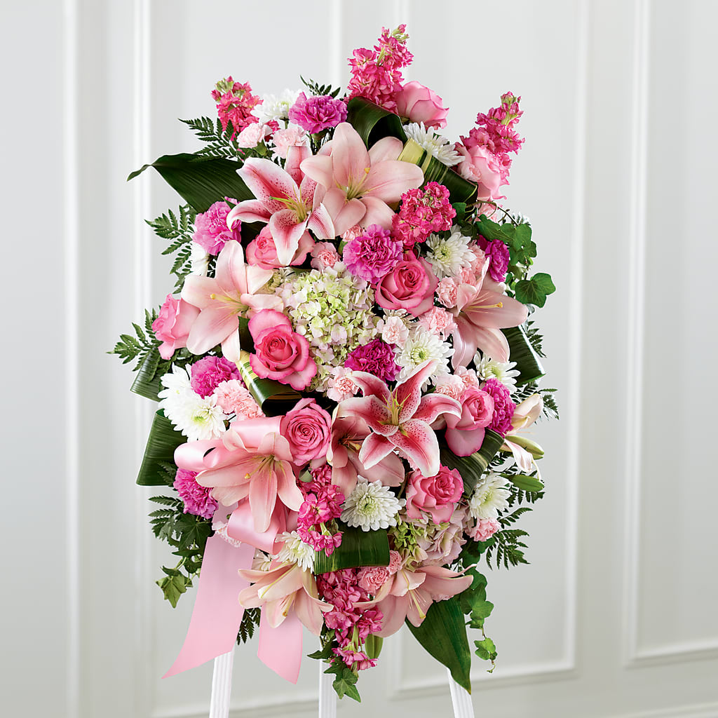 Comforting Standing Spray – A Flower Matters, Dallas TX