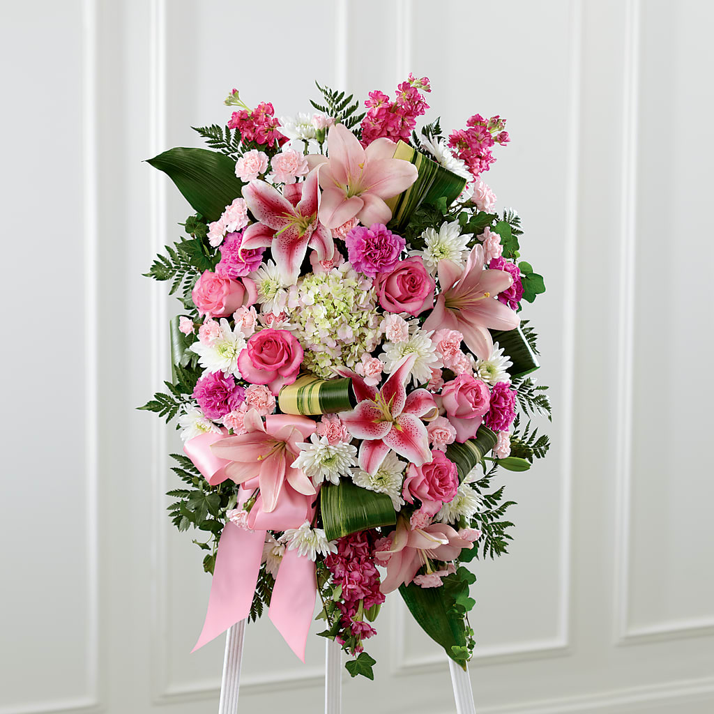 Comforting Standing Spray – A Flower Matters, Dallas TX
