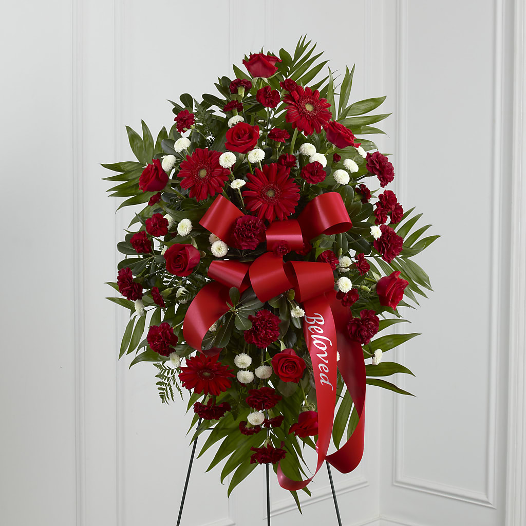Treasured Memories Standing Spray – A Flower Matters, Dallas TX