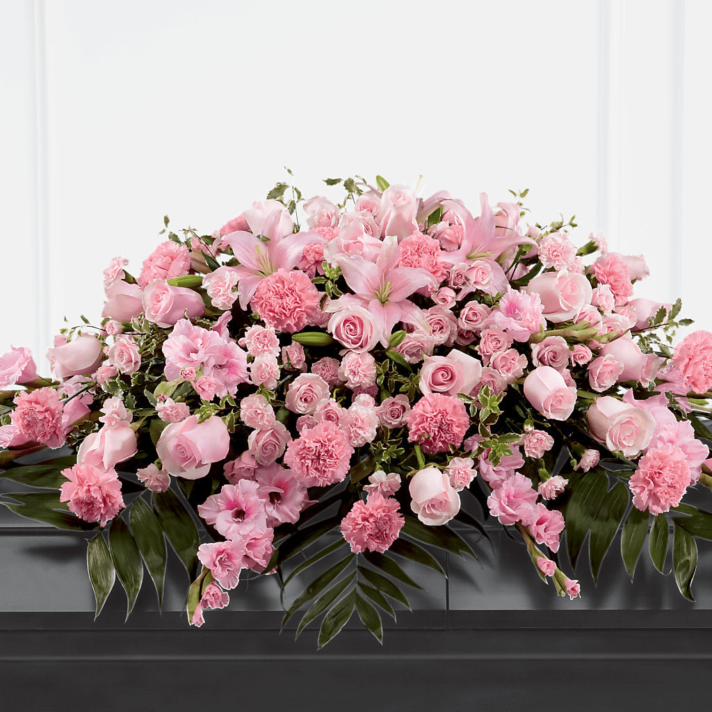 Garden of Comfort Casket Spray (Standard) – A Flower Matters, Dallas TX