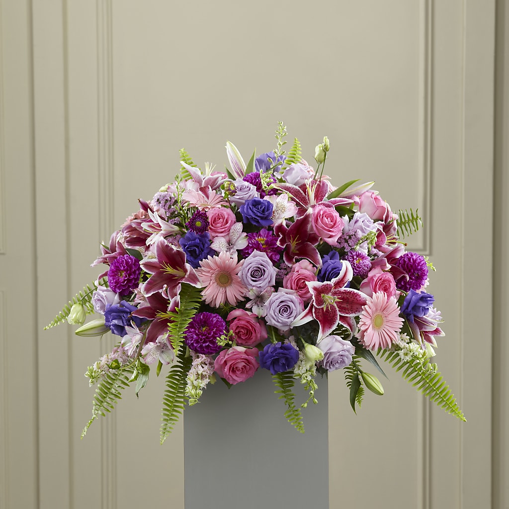Fare Thee Well Pedestal – A Flower Matters, Dallas TX