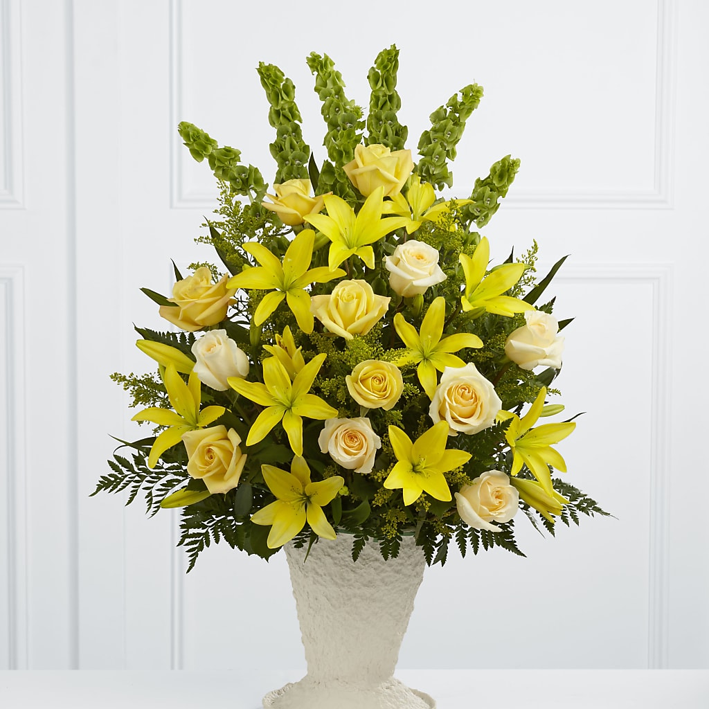 Golden Memories Arrangement – A Flower Matters, Dallas TX