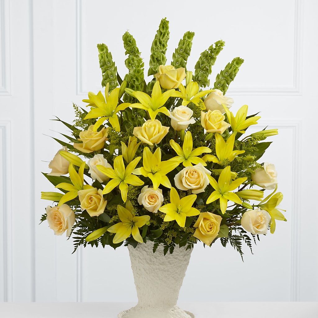 Golden Memories Arrangement – A Flower Matters, Dallas TX