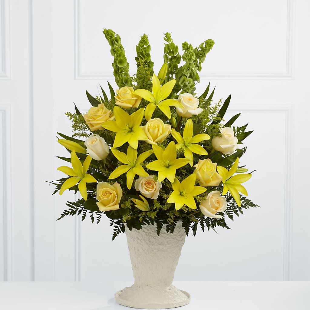 Golden Memories Arrangement – A Flower Matters, Dallas TX