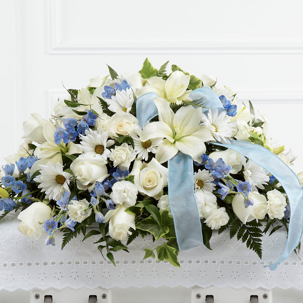 Tender Treasure Casket Spray – A Flower Matters, Dallas TX