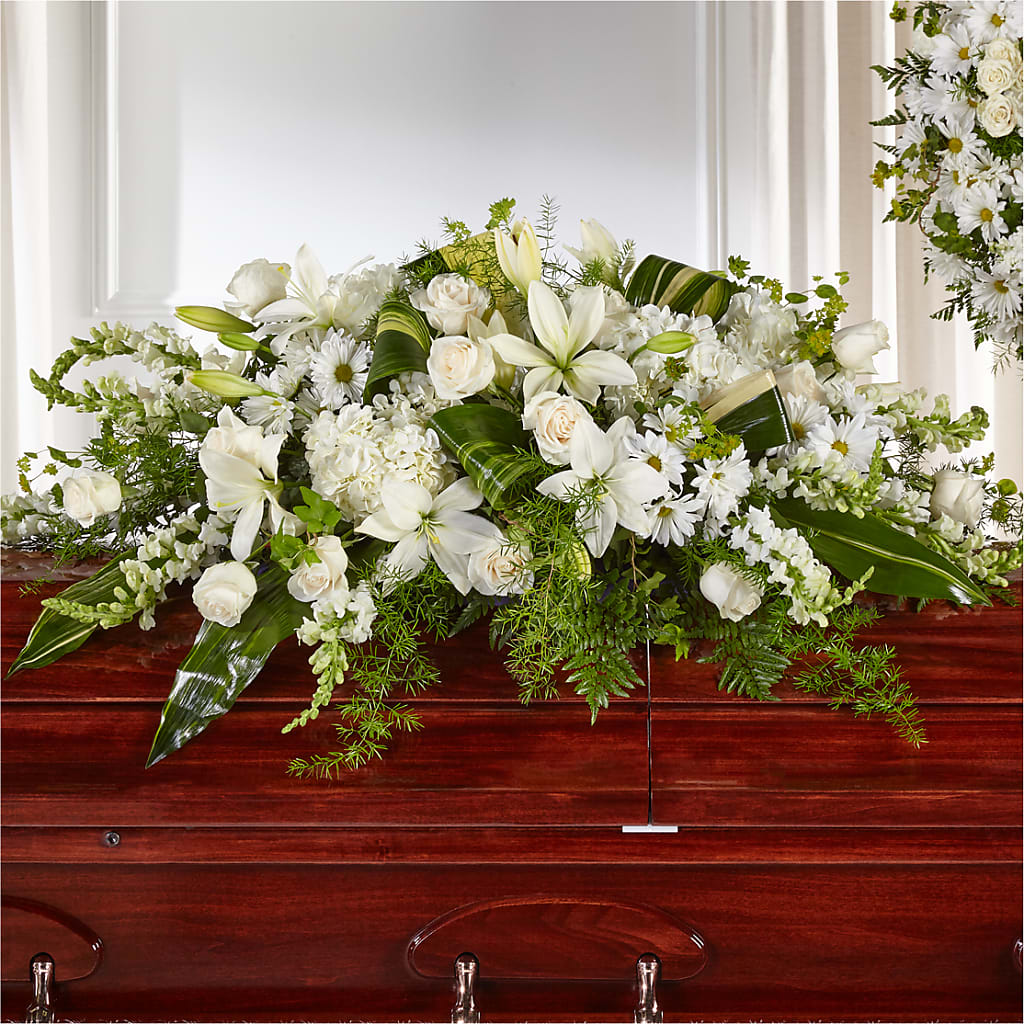 Abundance Casket Spray – A Flower Matters, Dallas TX