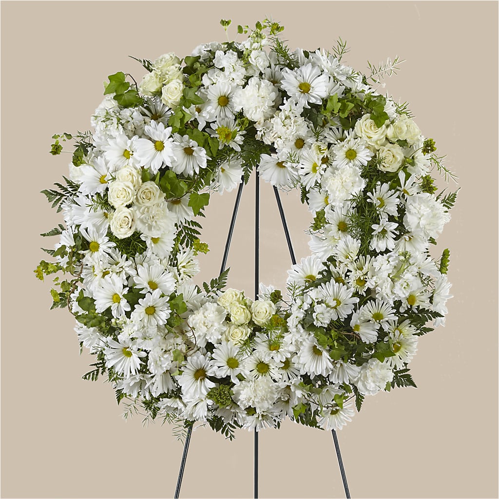 Faithful Wishes Wreath – A Flower Matters, Dallas TX