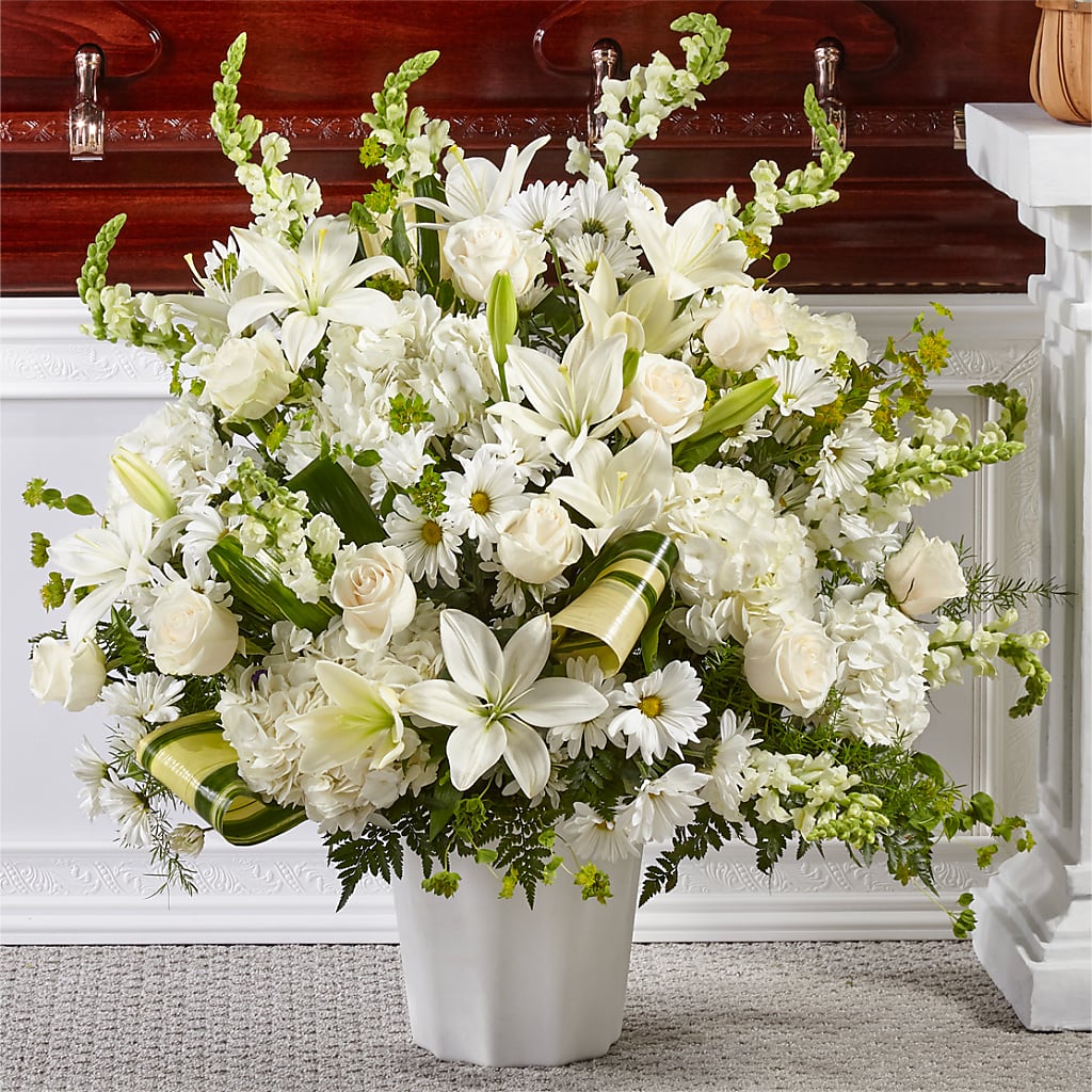 Thoughts of Tranquility Floor Basket – A Flower Matters, Dallas TX