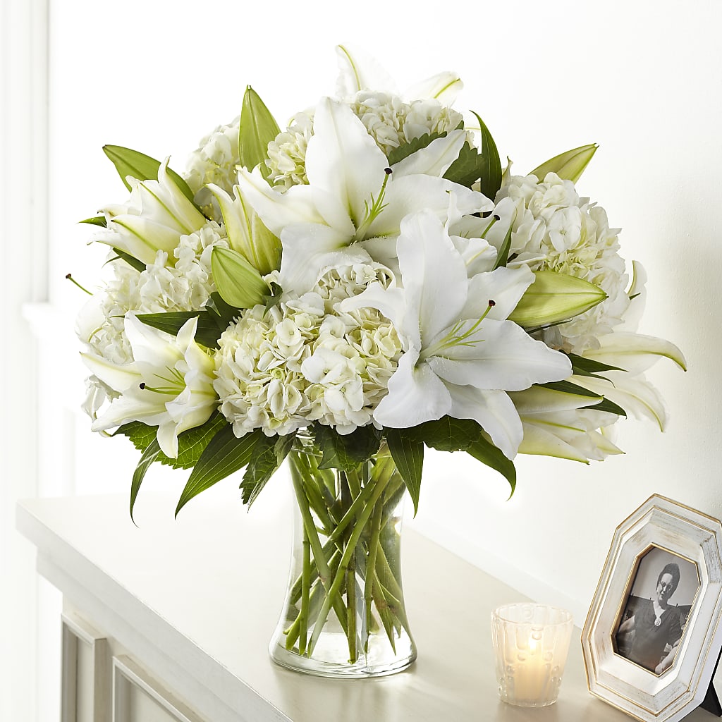 Compassionate Lily Bouquet – A Flower Matters, Dallas TX