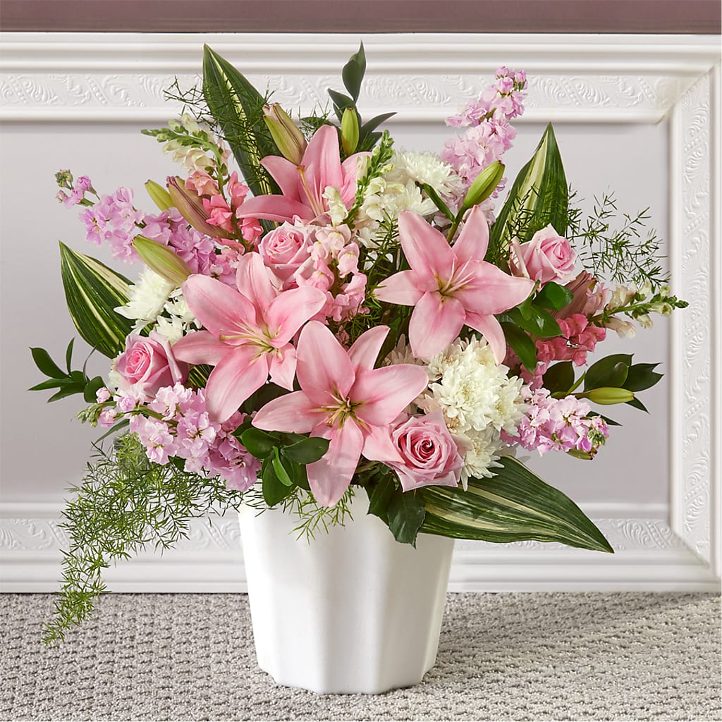Simply Serene Floor Basket – A Flower Matters, Dallas TX