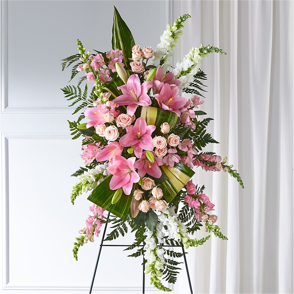 Elegant Embrace Standing Spray – A Flower Matters, Dallas TX