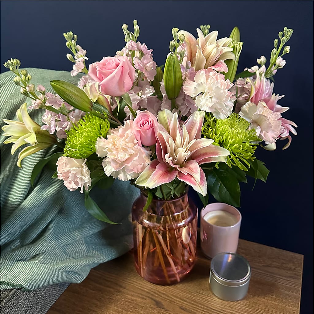 Pretty in Pink Bouquet – A Flower Matters, Dallas TX