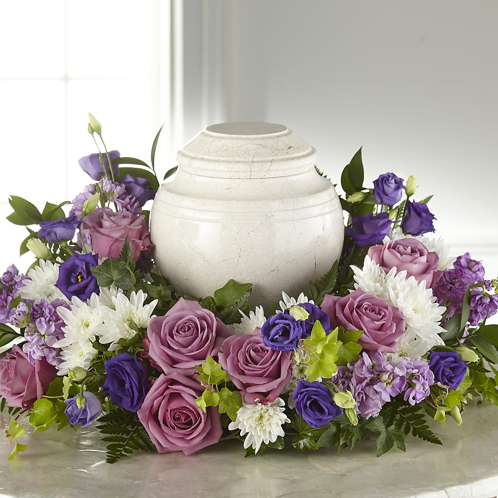 Blooming Sympathy Cremation Adornment – A Flower Matters, Dallas TX