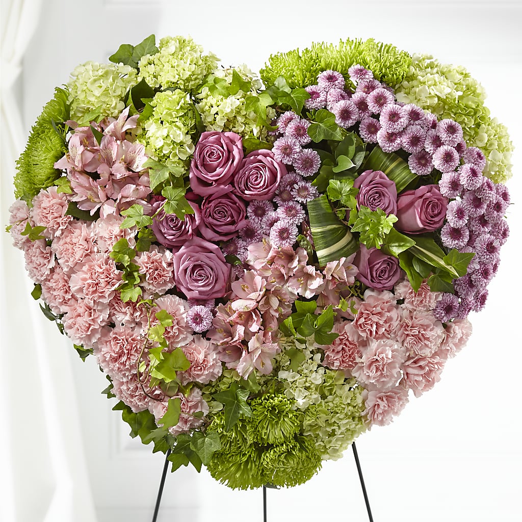 Heartwarming Standing Heart – A Flower Matters, Dallas TX