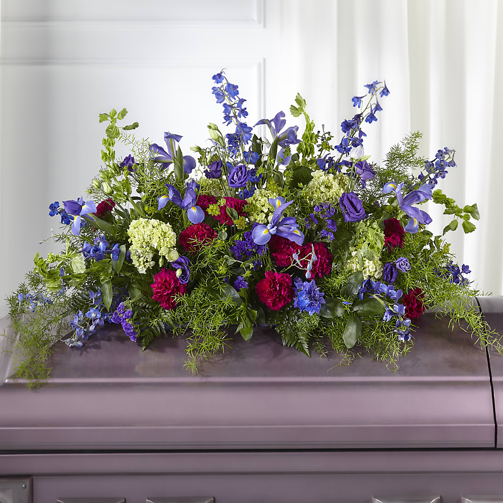 Always Treasured Casket Spray – A Flower Matters, Dallas TX