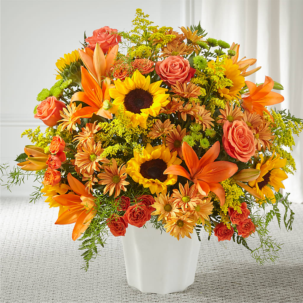Harvest Thoughts Floor Basket – A Flower Matters, Dallas TX