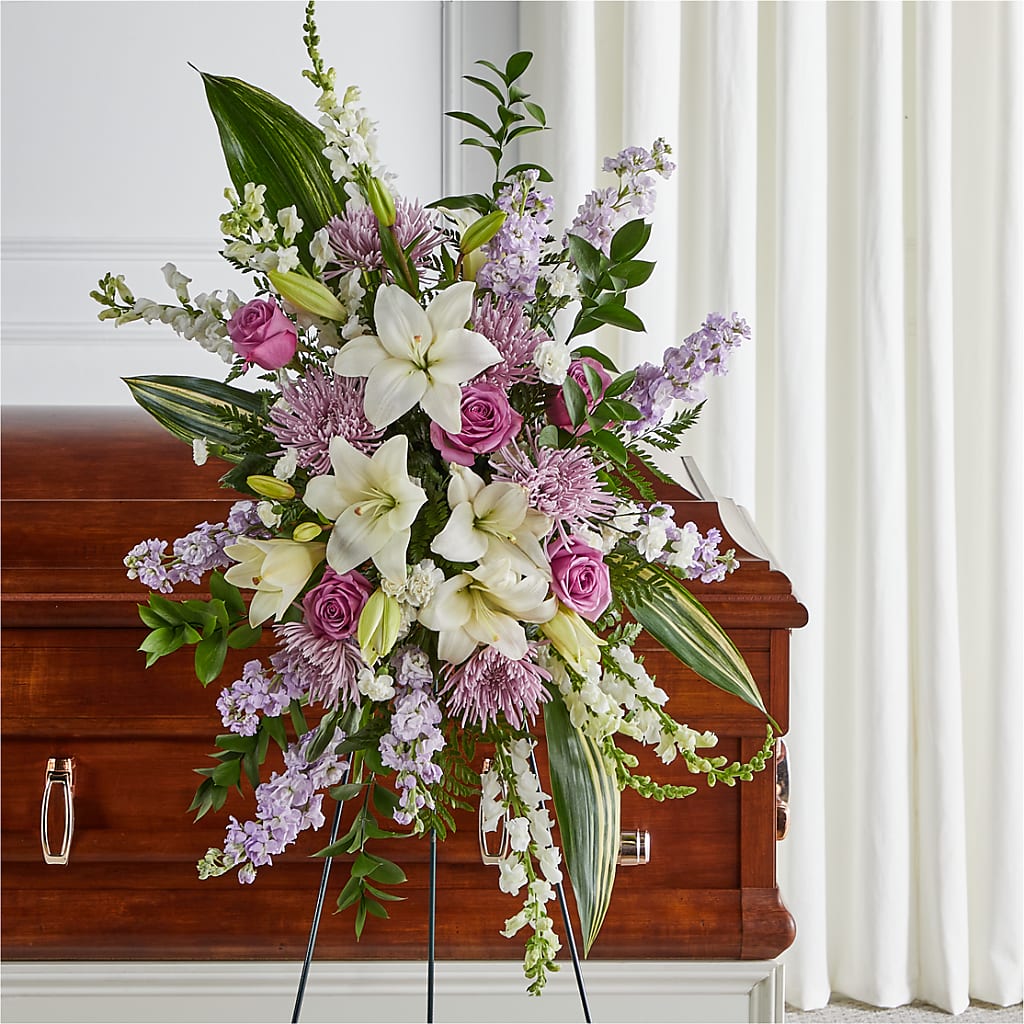 Grateful Hearts Standing Spray – A Flower Matters, Dallas TX