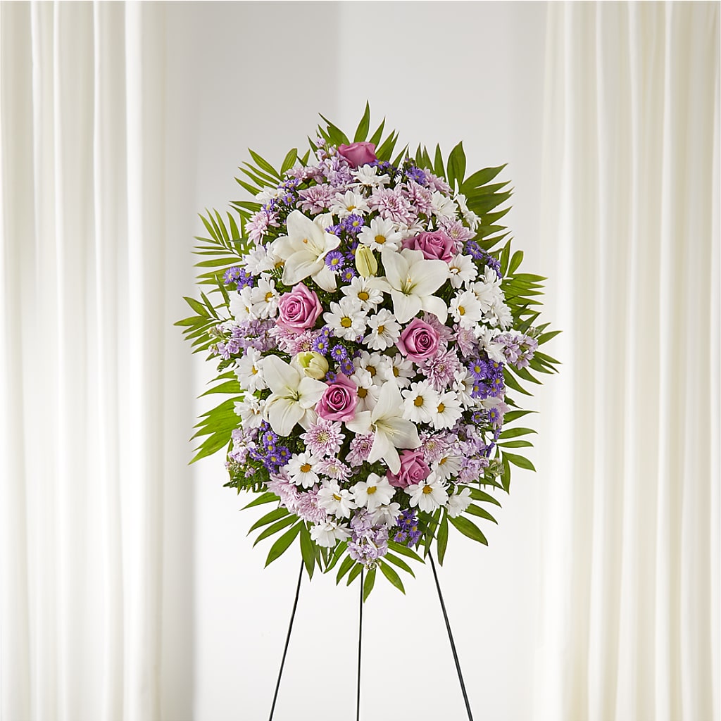 Surrounded by Love Standing Spray – A Flower Matters, Dallas TX