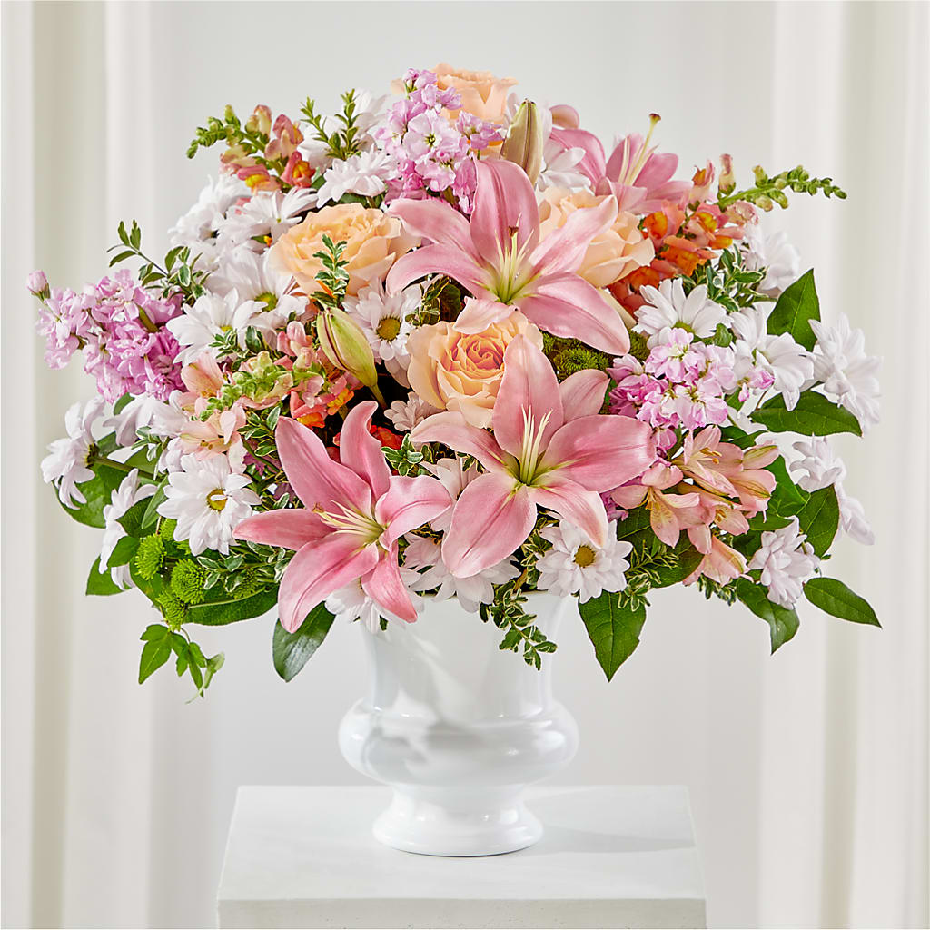 Heartfelt Gesture Urn Arrangement – A Flower Matters, Dallas TX