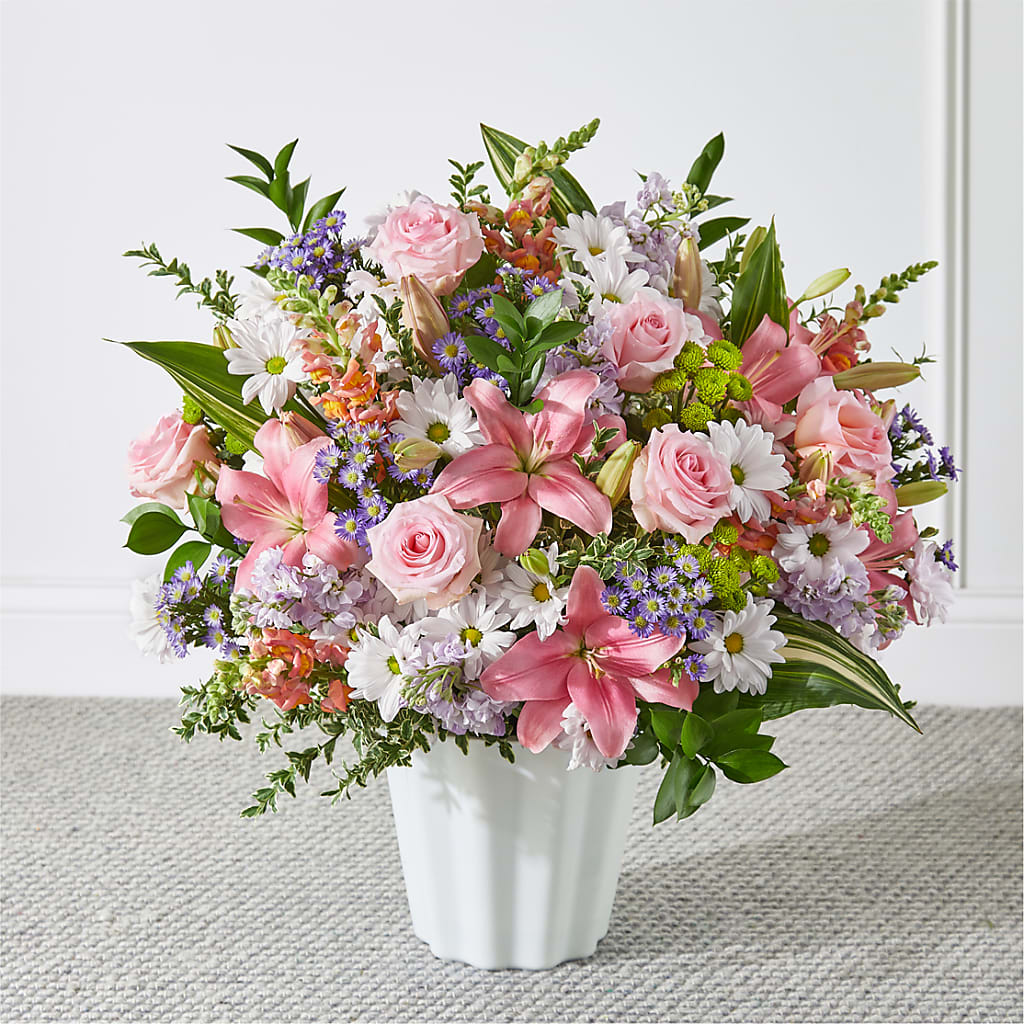 Abundant Compassion Floor Basket – A Flower Matters, Dallas TX