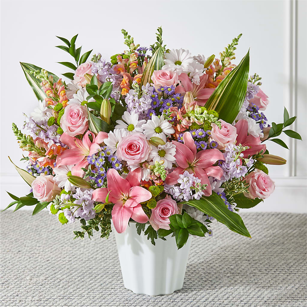Abundant Compassion Floor Basket – A Flower Matters, Dallas TX