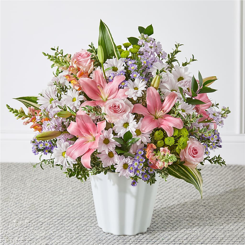 Abundant Compassion Floor Basket – A Flower Matters, Dallas TX