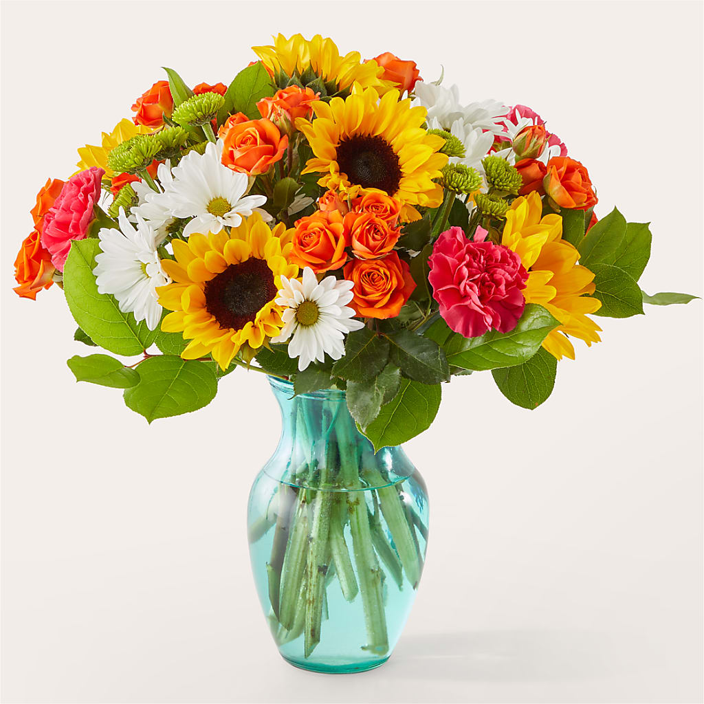 Sun-drenched Blooms Bouquet – A Flower Matters, Dallas TX