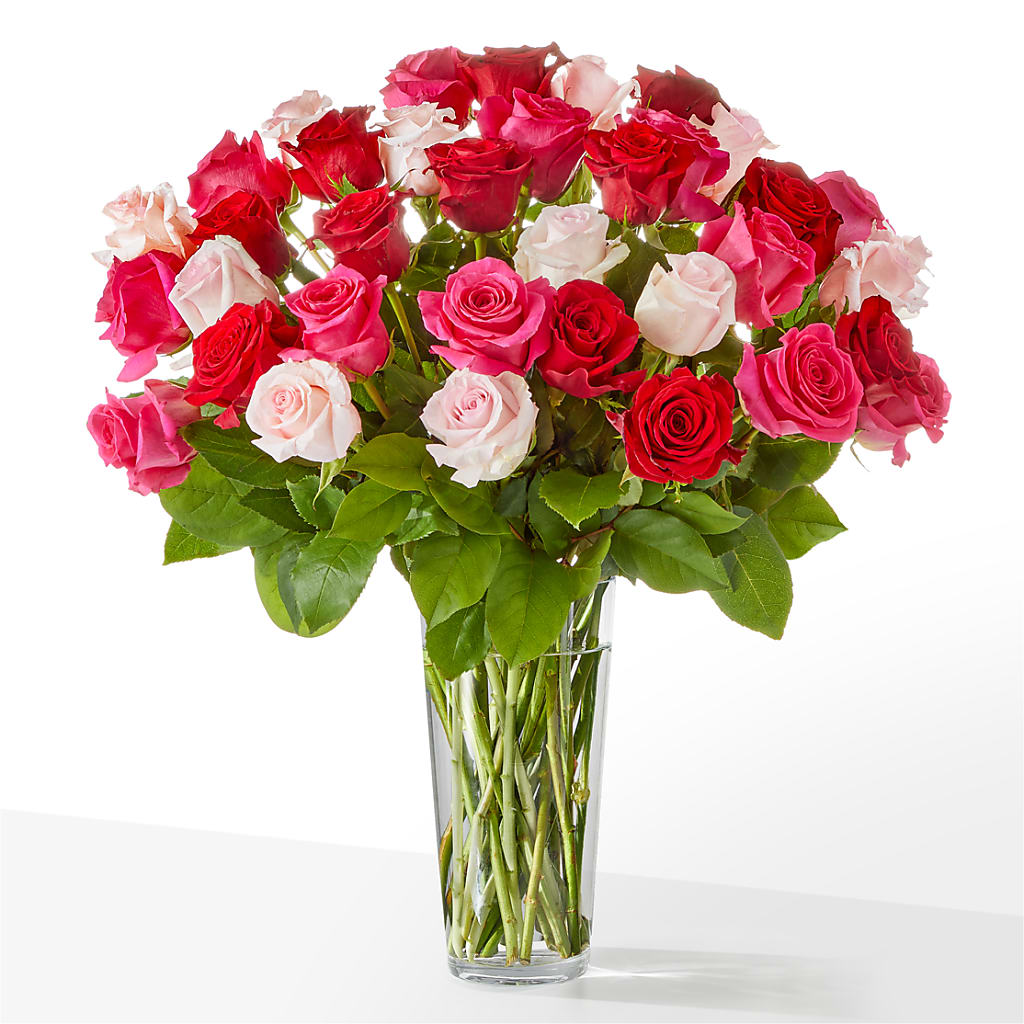 Charming Rose Bouquet – A Flower Matters, Dallas TX