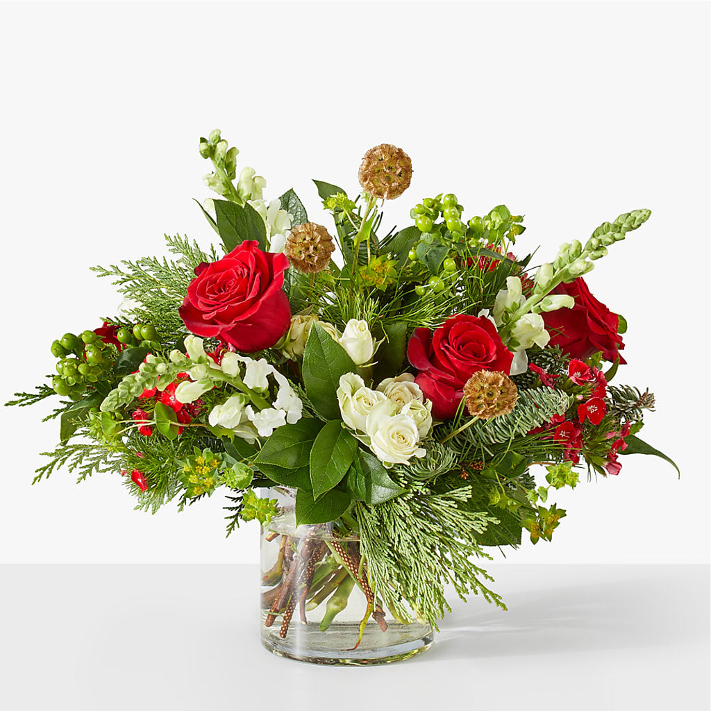 Deck the Halls Bouquet – A Flower Matters, Dallas TX