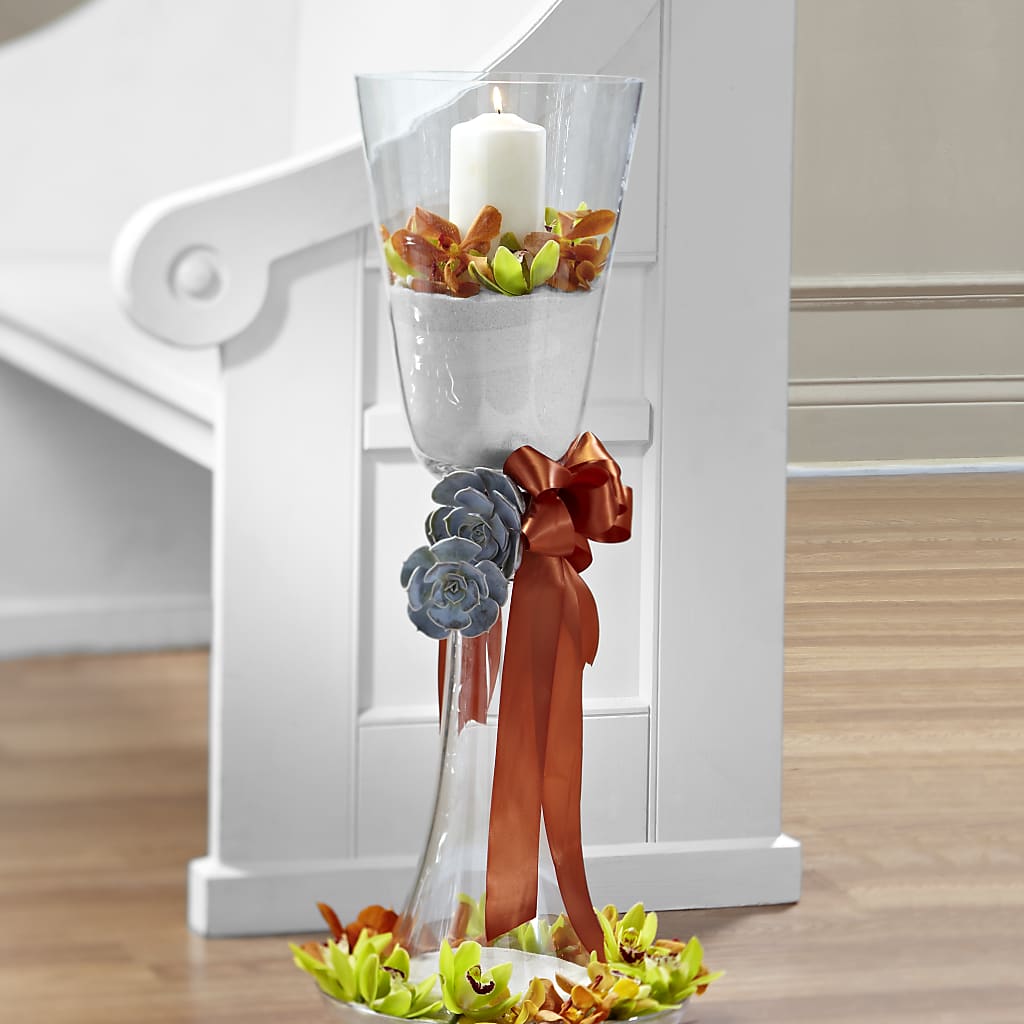 Matrimony Pew Decor – A Flower Matters, Dallas TX