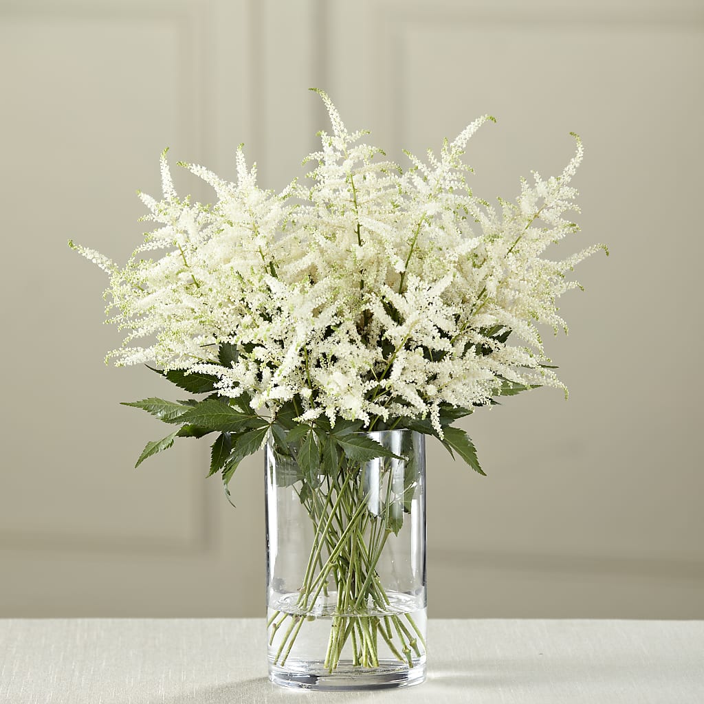 White Astilbe Bouquet – A Flower Matters, Dallas TX