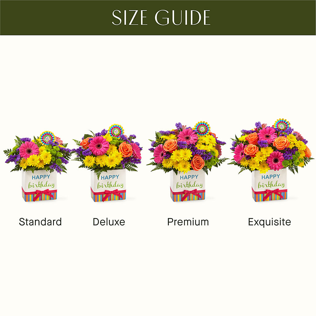 Birthday Brights Bouquet –  A Flower Matters, Dallas TX