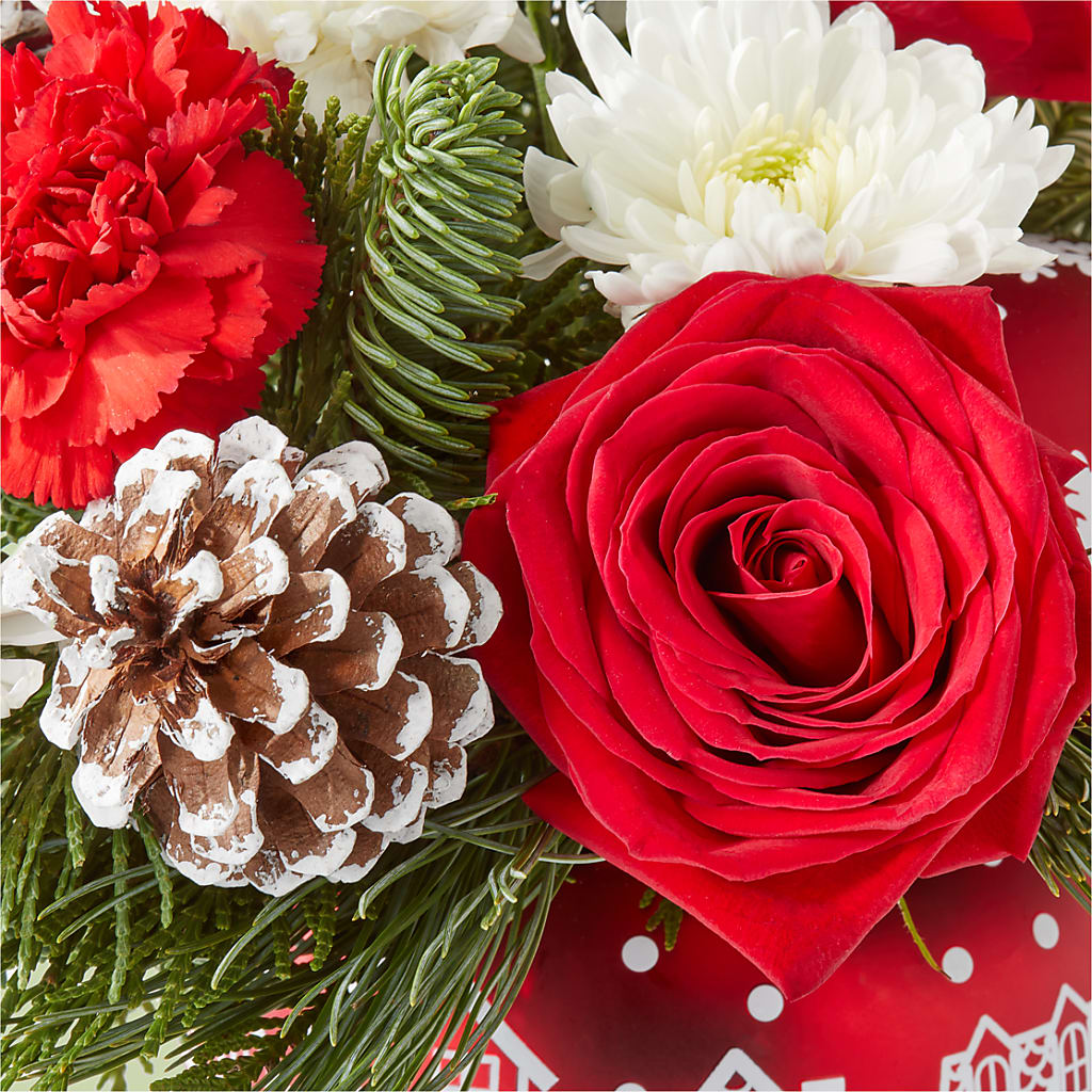 Christmas Village Ornament –  A Flower Matters, Dallas TX