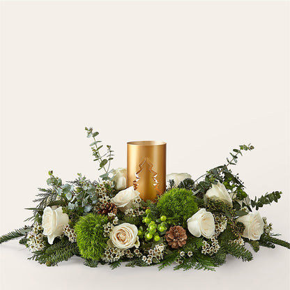 Chestnuts Roasting Centerpiece –  A Flower Matters, Dallas TX