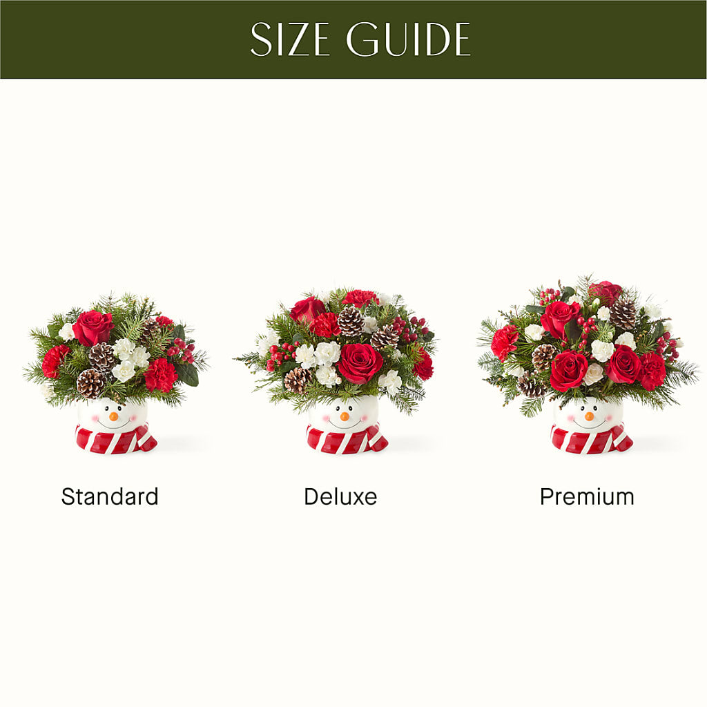 Jolly Snowman Bouquet –  A Flower Matters, Dallas TX