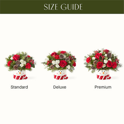 Jolly Snowman Bouquet –  A Flower Matters, Dallas TX