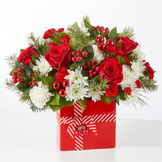 Presents Under the Tree Bouquet –  A Flower Matters, Dallas TX