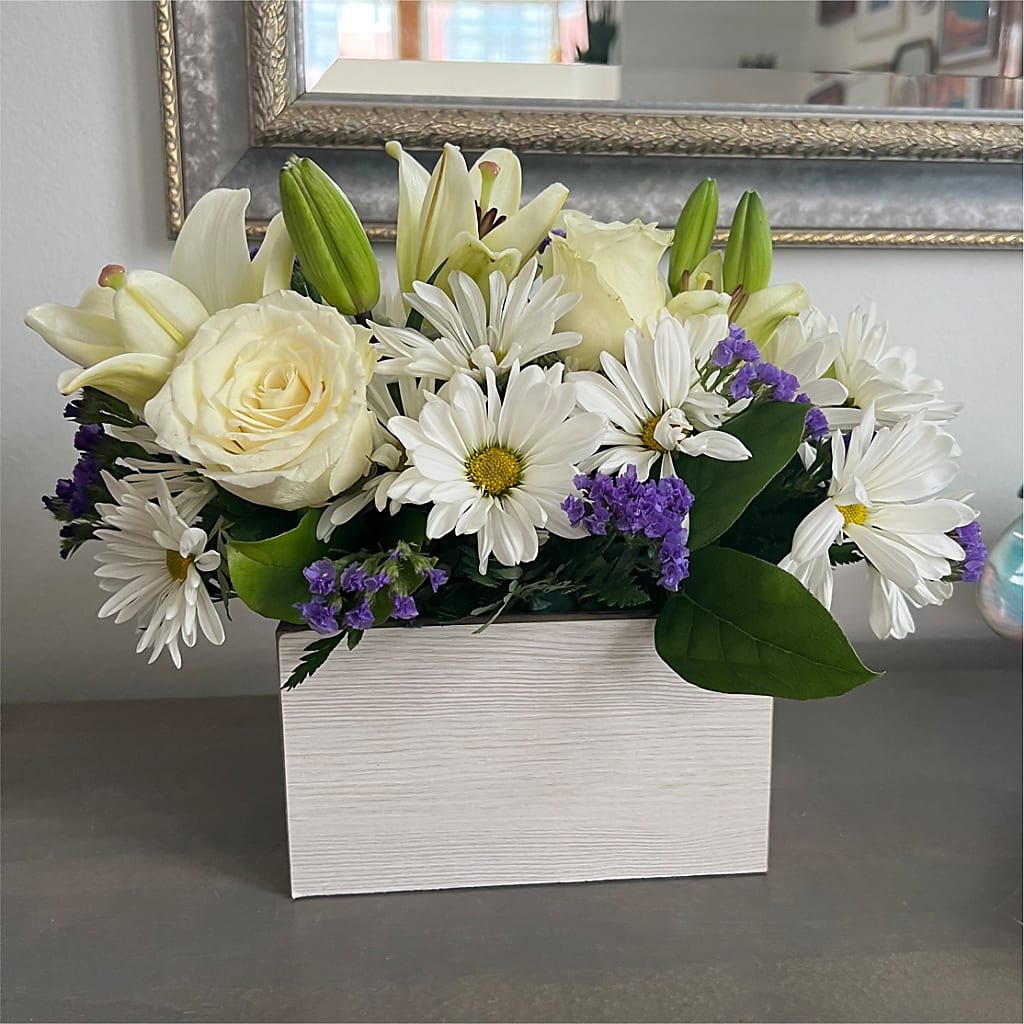 Beyond Blue Box Bouquet –  A Flower Matters, Dallas TX