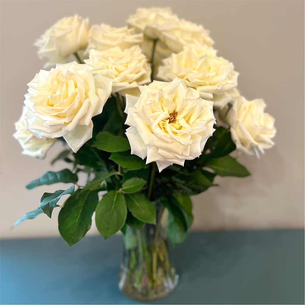Long Stem Yellow Rose Bouquet –  A Flower Matters, Dallas TX