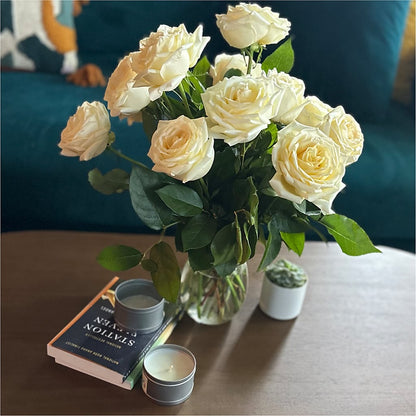 Long Stem Yellow Rose Bouquet –  A Flower Matters, Dallas TX